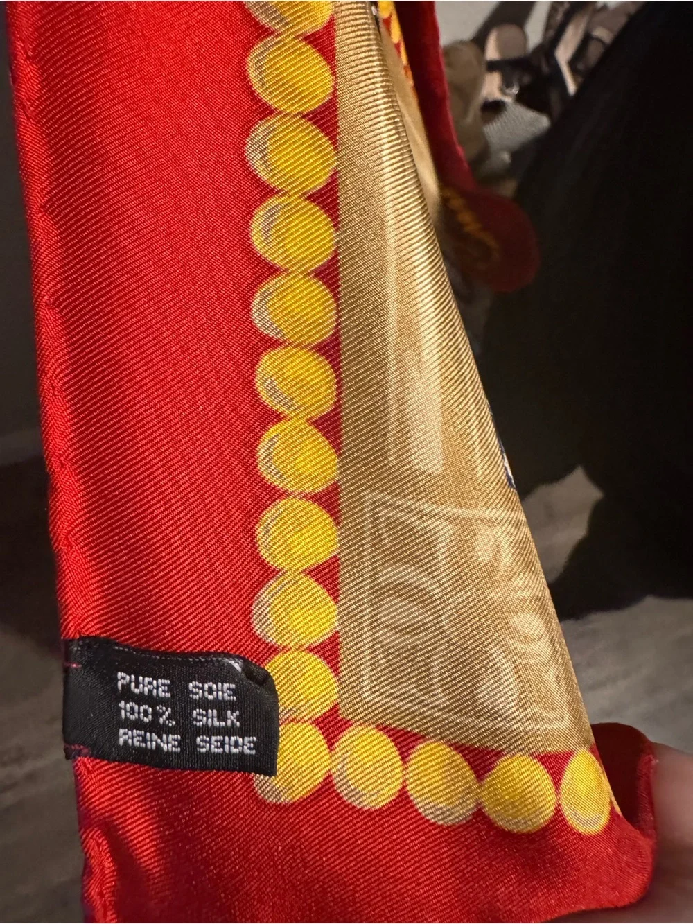 Christian Dior Perfume Bottle Silk Scarf